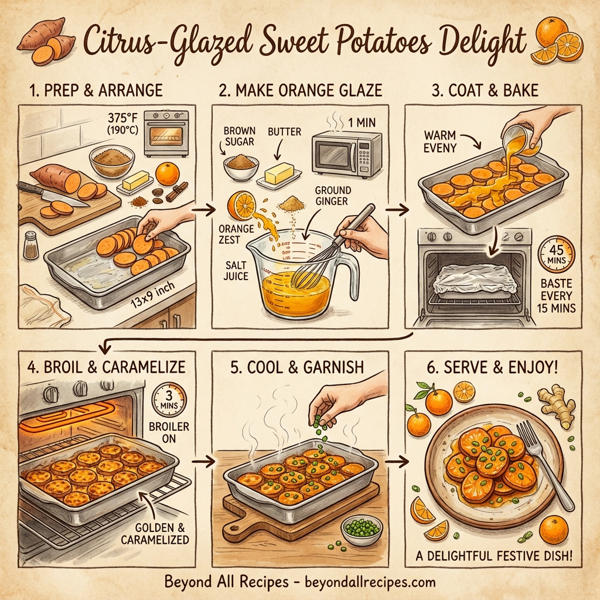 Citrus-Glazed Sweet Potatoes Delight instructions