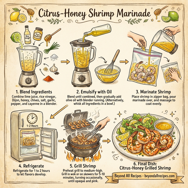 Citrus-Honey Shrimp Marinade instructions