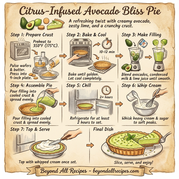 Citrus-Infused Avocado Bliss Pie instructions