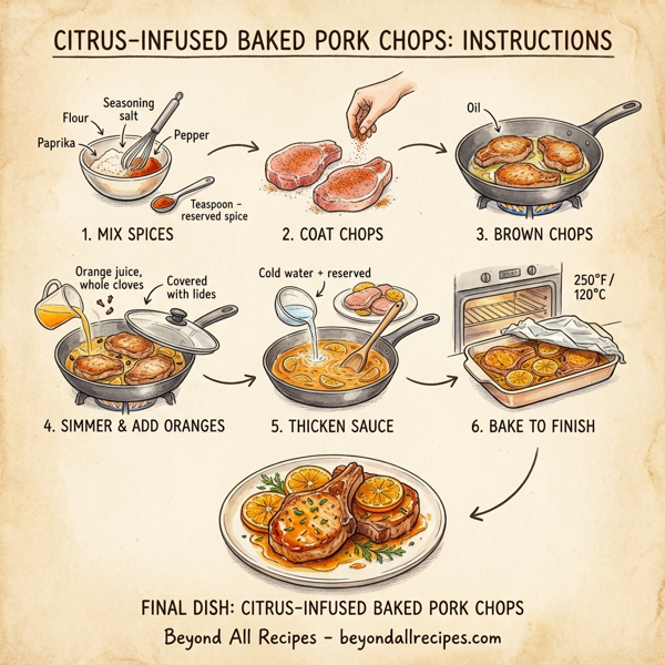 Citrus-Infused Baked Pork Chops instructions