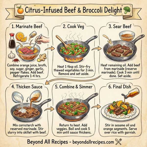 Citrus-Infused Beef & Broccoli Delight instructions
