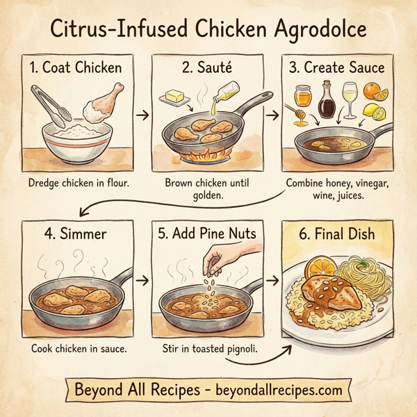 Citrus-Infused Chicken Agrodolce instructions