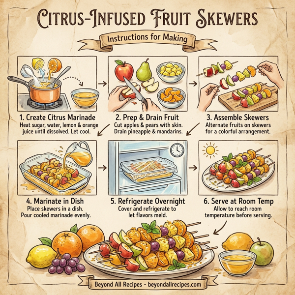 Citrus-Infused Fruit Skewers instructions