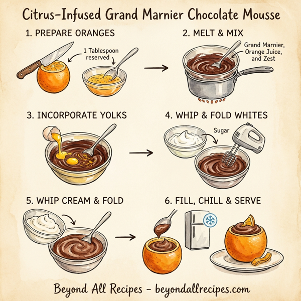 Citrus-Infused Grand Marnier Chocolate Mousse instructions