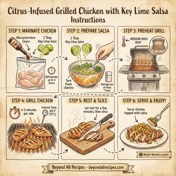 Citrus-Infused Grilled Chicken with Key Lime Salsa instructions