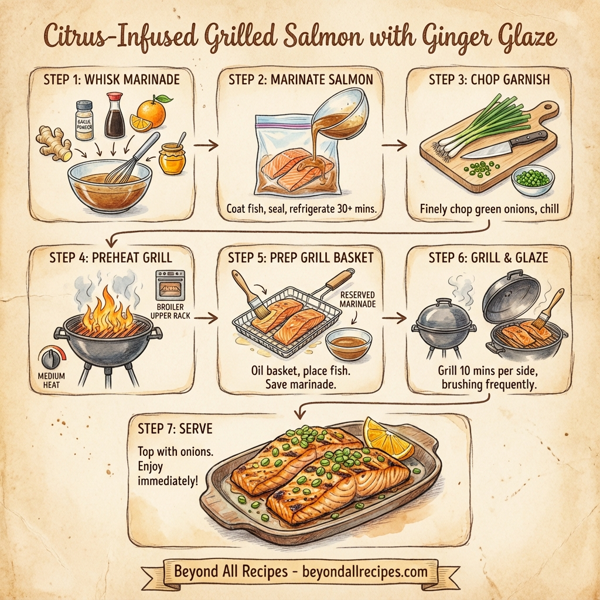 Citrus-Infused Grilled Salmon with Ginger Glaze instructions