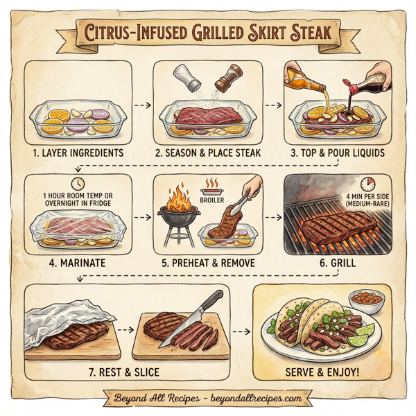 Citrus-Infused Grilled Skirt Steak instructions