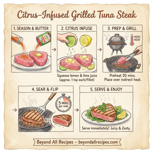 Citrus-Infused Grilled Tuna Steak instructions
