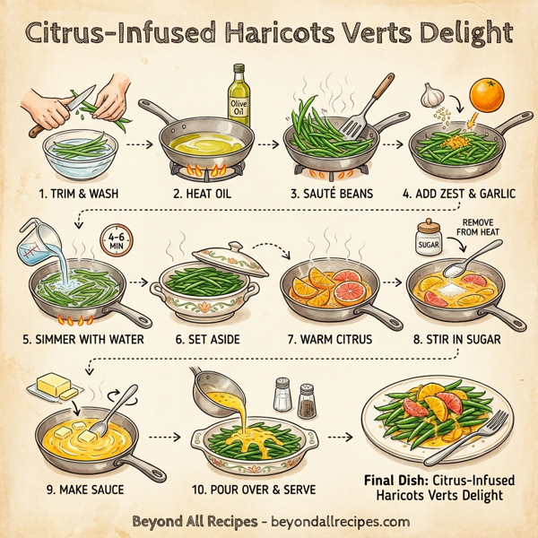 Citrus-Infused Haricots Verts Delight instructions