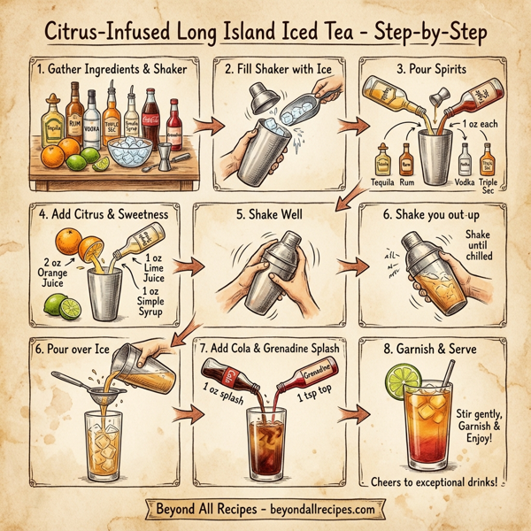 Citrus-Infused Long Island Iced Tea instructions
