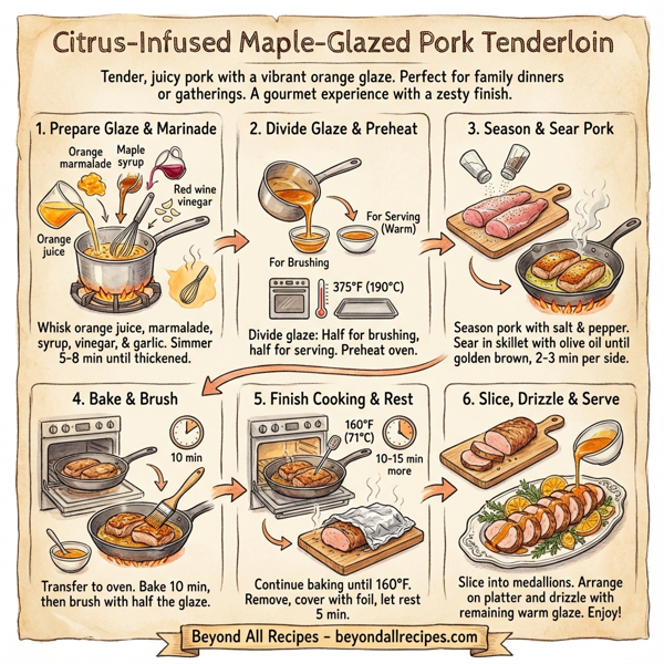 Citrus-Infused Maple-Glazed Pork Tenderloin instructions