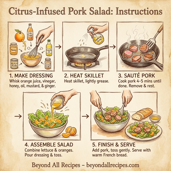Citrus-Infused Pork Salad instructions
