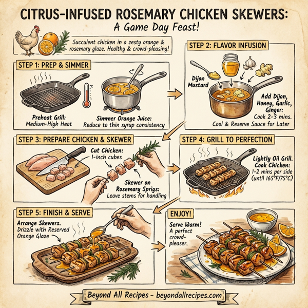 Citrus-Infused Rosemary Chicken Skewers instructions