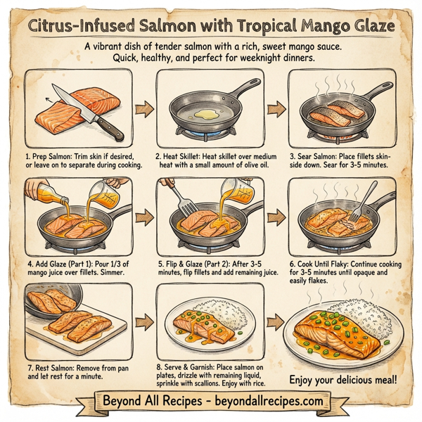 Citrus-Infused Salmon with Tropical Mango Glaze instructions