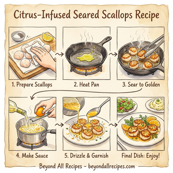 Citrus-Infused Seared Scallops instructions