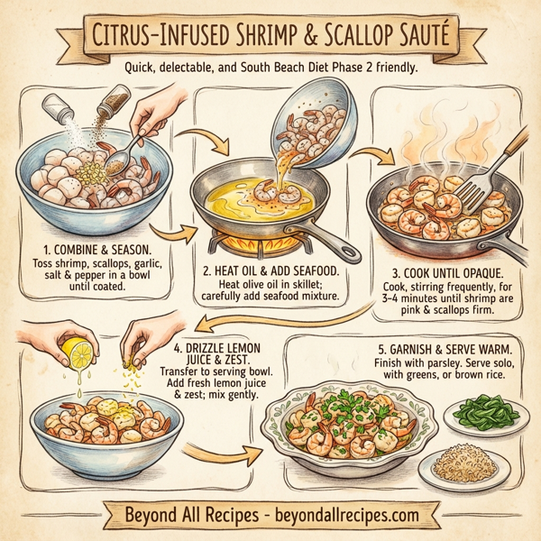 Citrus-Infused Shrimp and Scallop Sauté instructions