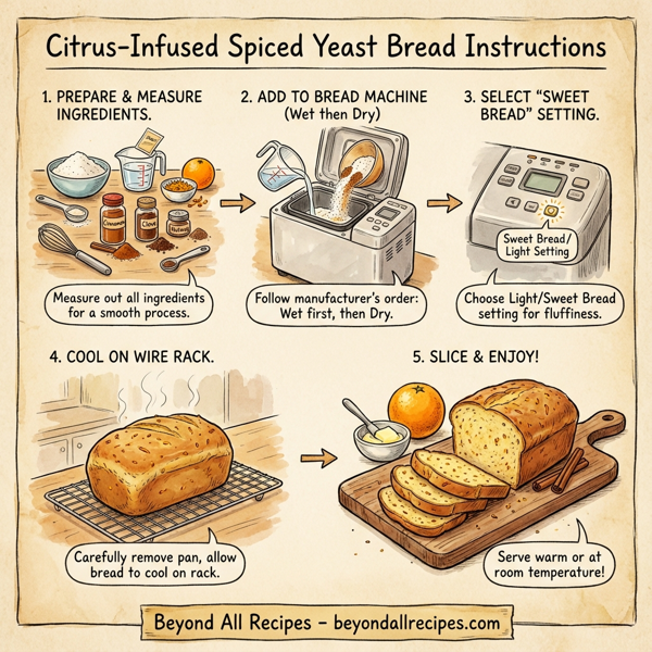 Citrus-Infused Spiced Yeast Bread instructions