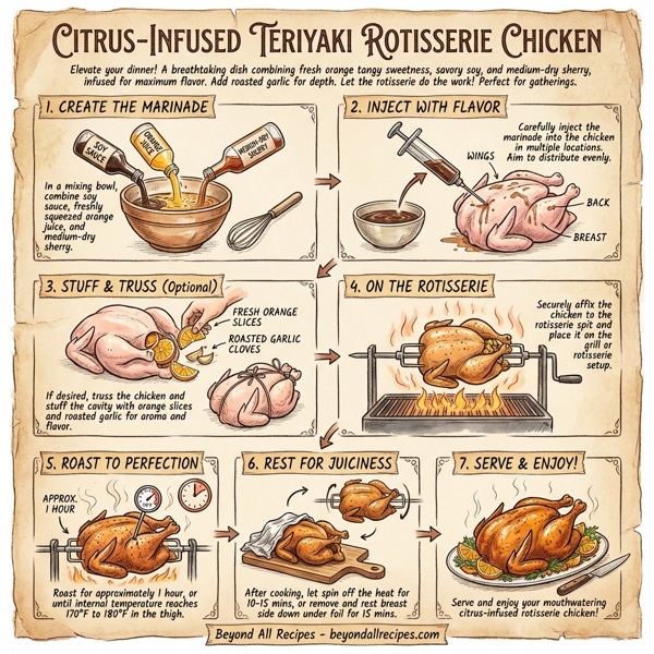 Citrus-Infused Teriyaki Rotisserie Chicken instructions