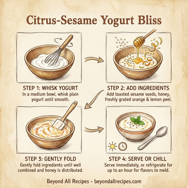 Citrus-Sesame Yogurt Bliss instructions