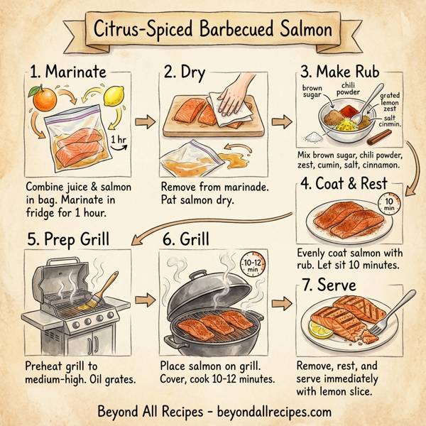 Citrus-Spiced Barbecued Salmon instructions
