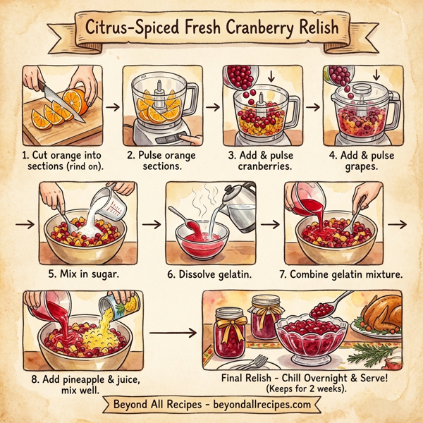 Citrus-Spiced Fresh Cranberry Relish instructions