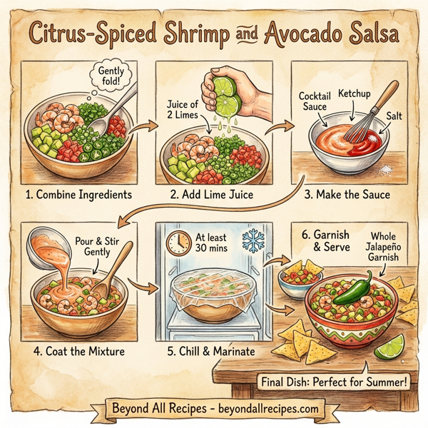 Citrus-Spiced Shrimp and Avocado Salsa instructions
