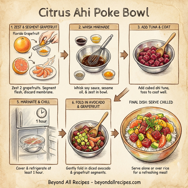 Citrus Ahi Poke Bowl instructions