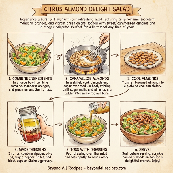 Citrus Almond Delight Salad instructions