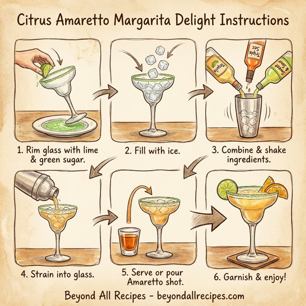 Citrus Amaretto Margarita Delight instructions