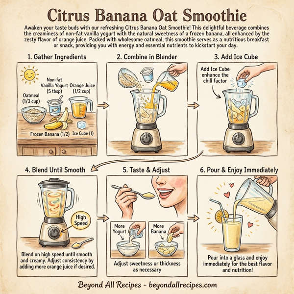 Citrus Banana Oat Smoothie instructions