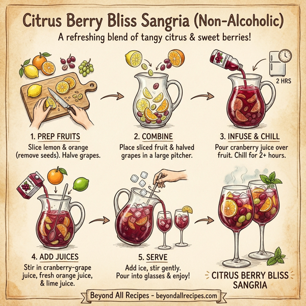 Citrus Berry Bliss Sangria (Non-Alcoholic) instructions