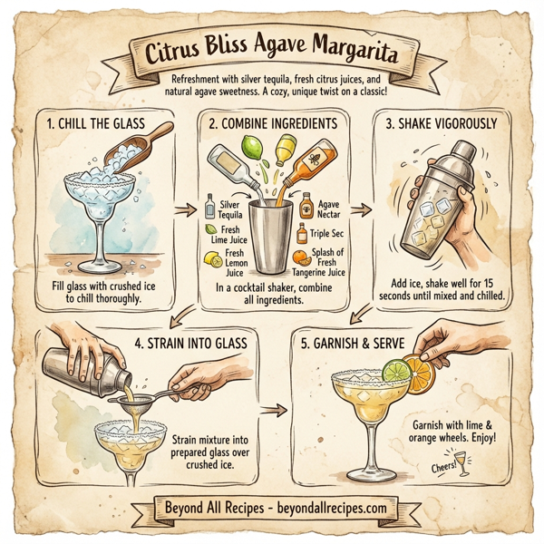 Citrus Bliss Agave Margarita instructions