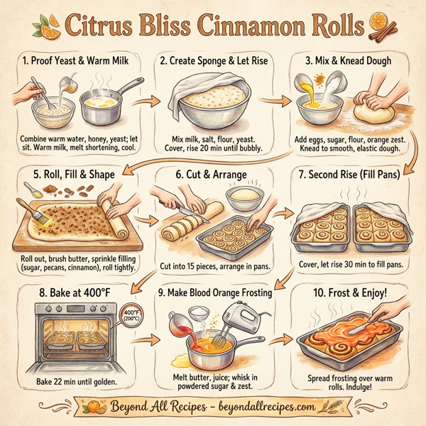 Citrus Bliss Cinnamon Rolls instructions