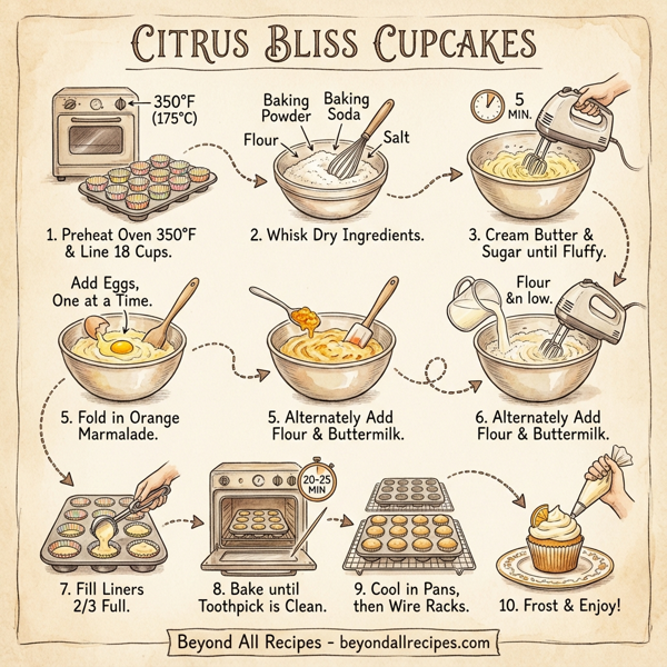 Citrus Bliss Cupcakes instructions