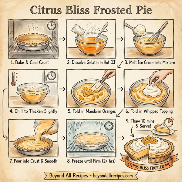 Citrus Bliss Frosted Pie instructions