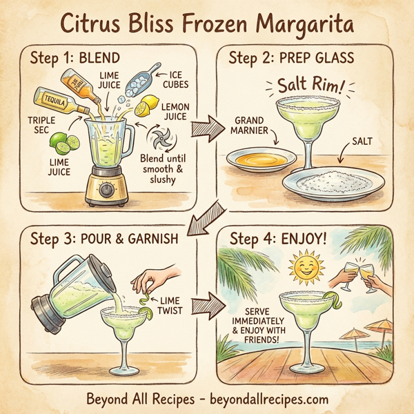 Citrus Bliss Frozen Margarita instructions