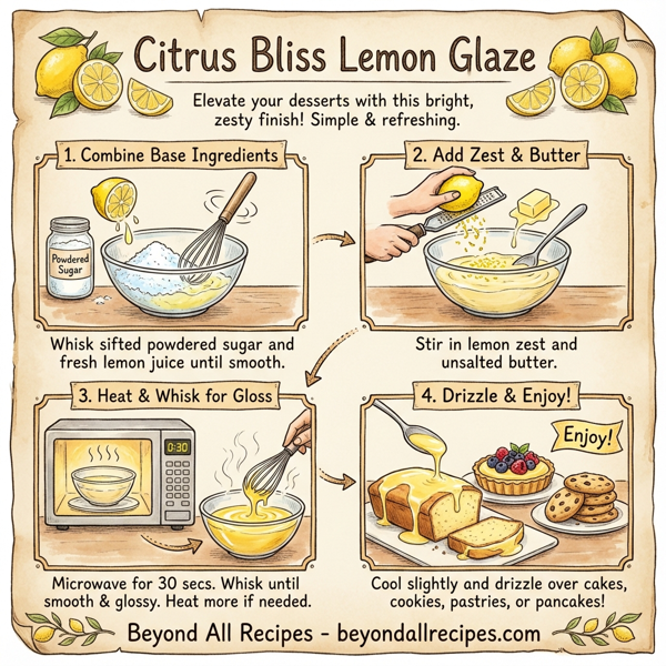 Citrus Bliss Lemon Glaze instructions