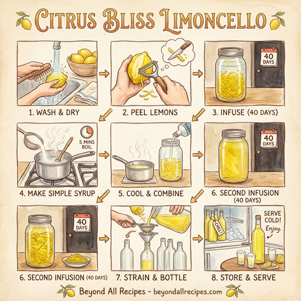 Citrus Bliss Limoncello instructions