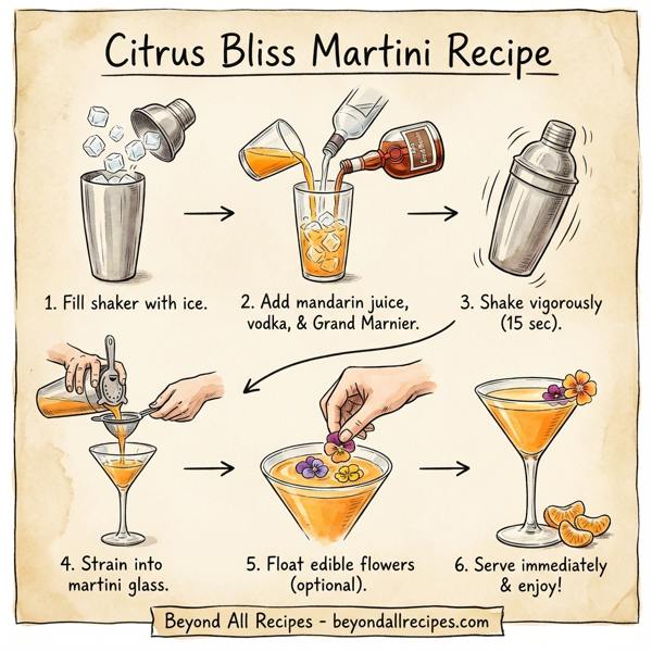 Citrus Bliss Martini instructions