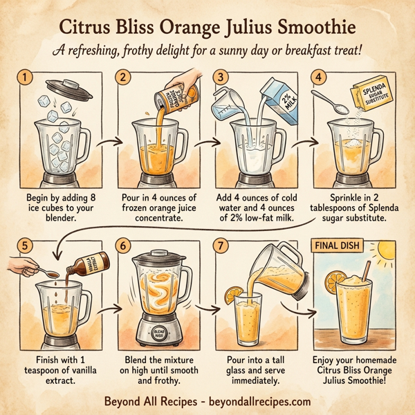 Citrus Bliss Orange Julius Smoothie instructions