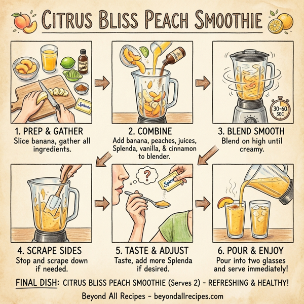Citrus Bliss Peach Smoothie instructions