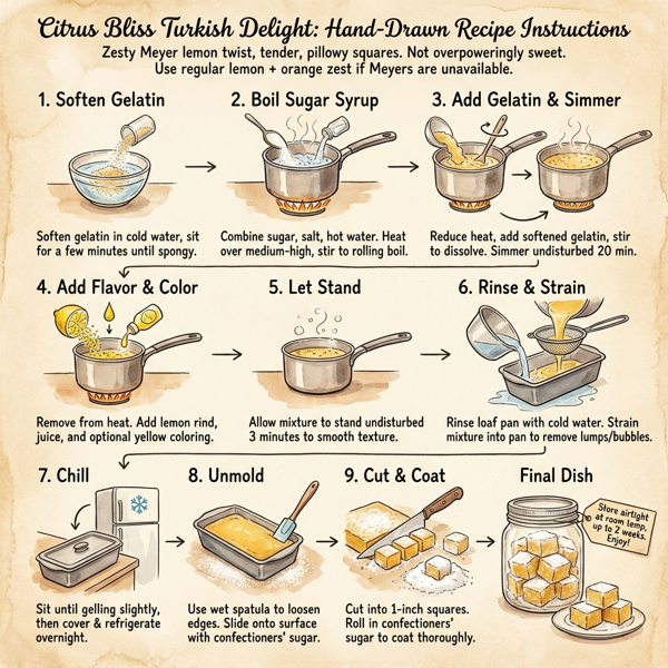 Citrus Bliss Turkish Delight instructions