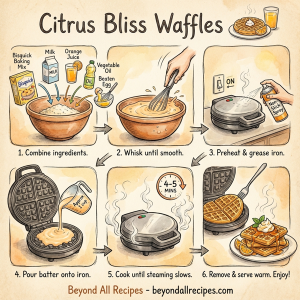 Citrus Bliss Waffles instructions