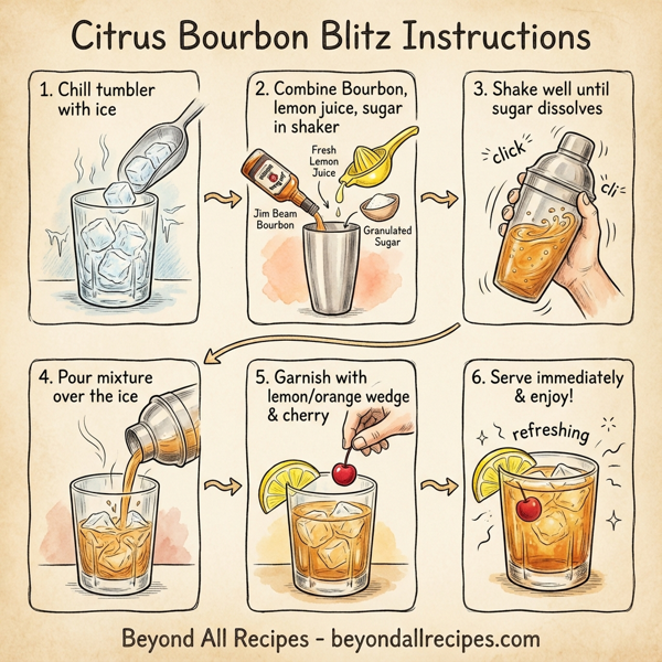 Citrus Bourbon Blitz instructions