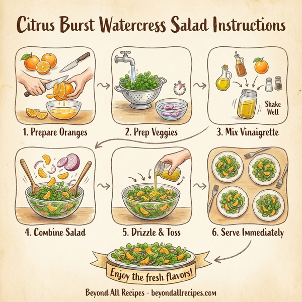 Citrus Burst Watercress Salad instructions