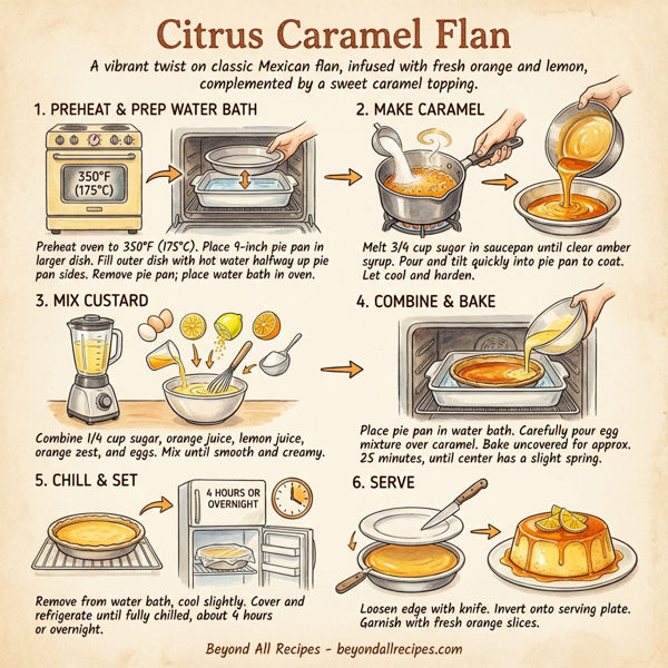 Citrus Caramel Flan instructions
