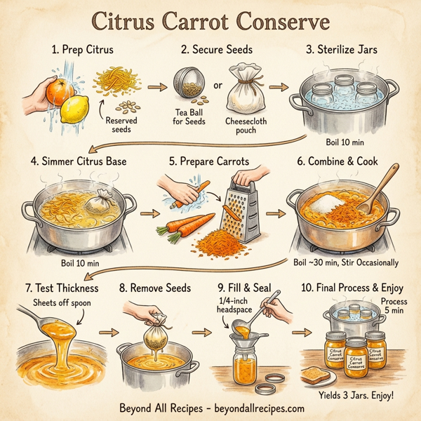 Citrus Carrot Conserve instructions