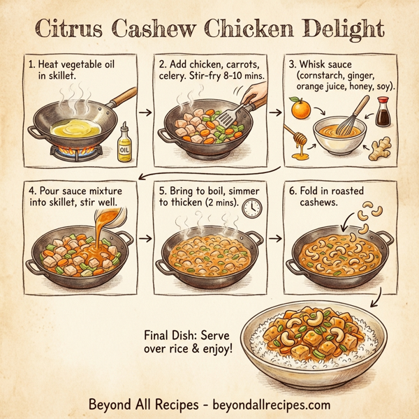 Citrus Cashew Chicken Delight instructions