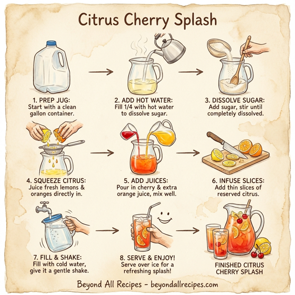Citrus Cherry Splash instructions