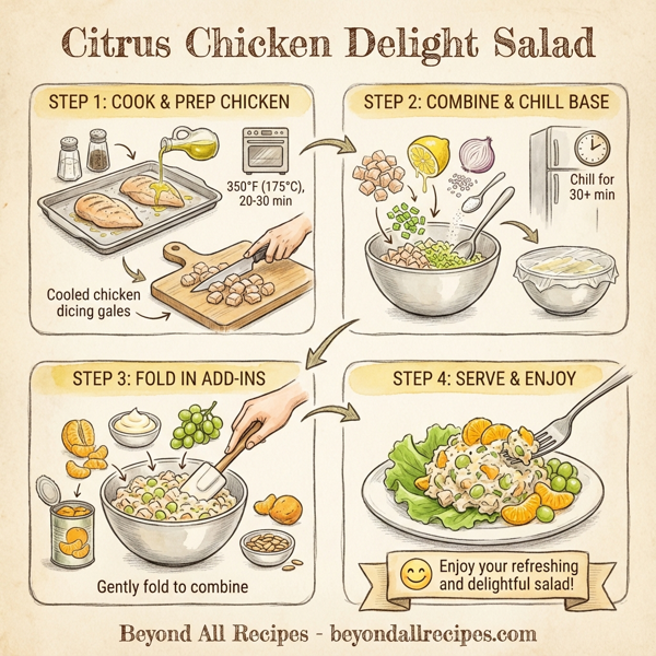 Citrus Chicken Delight Salad instructions